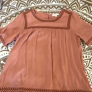 Bohme Embroidered Mauve Blouse | small